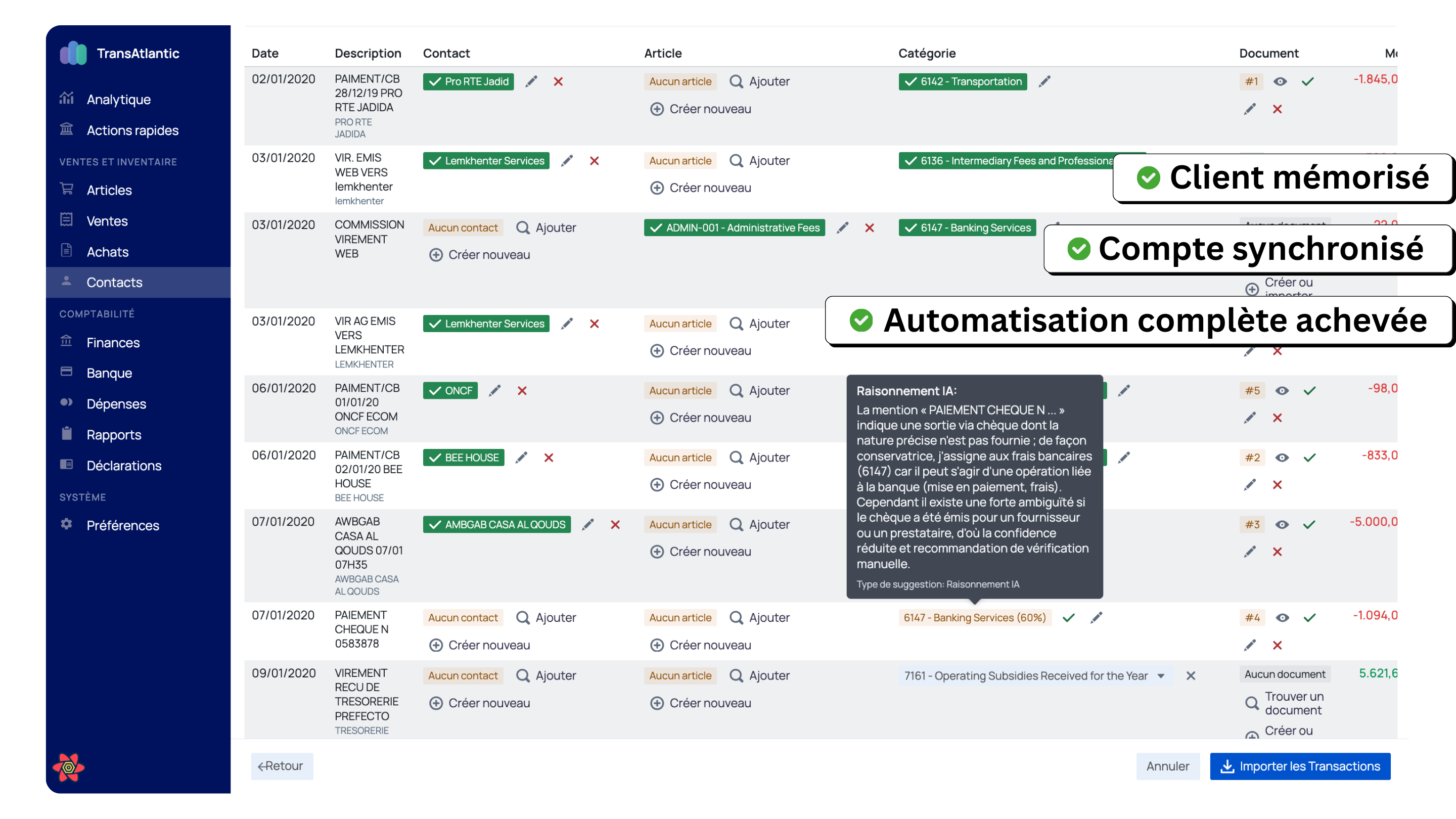 Bank Statement AI Processing